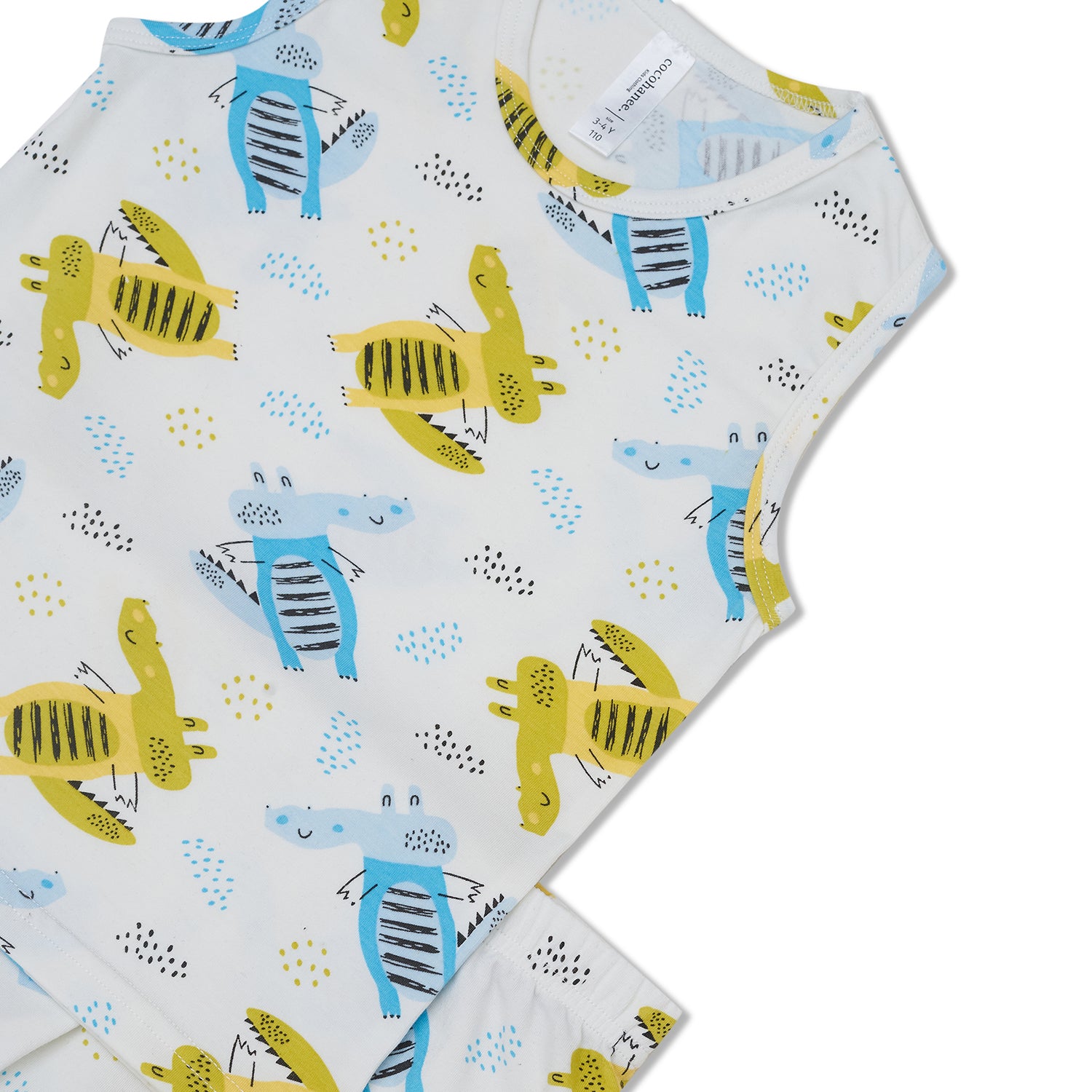 Cocohanee - Croco Sleeveless Set - Setelan Anak Tanpa Lengan