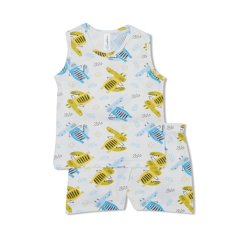 Cocohanee - Croco Sleeveless Set - Setelan Anak Tanpa Lengan