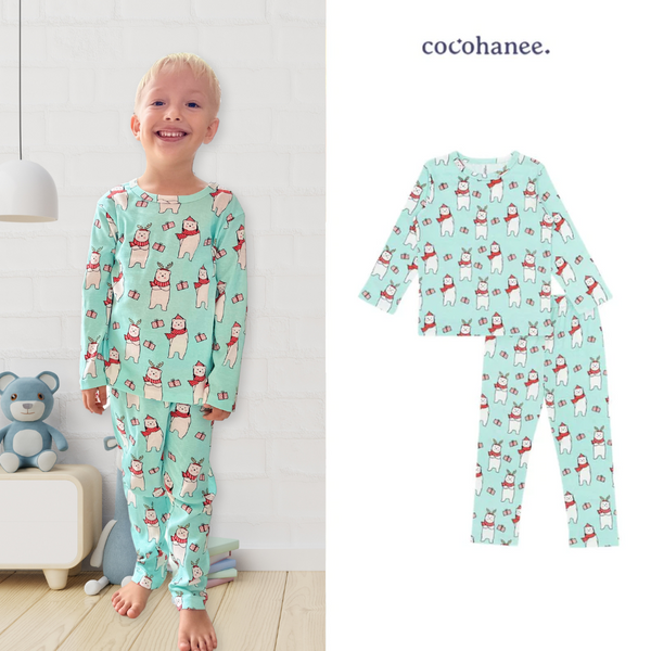 Cocohanee - Polar Bear Long Pajamas