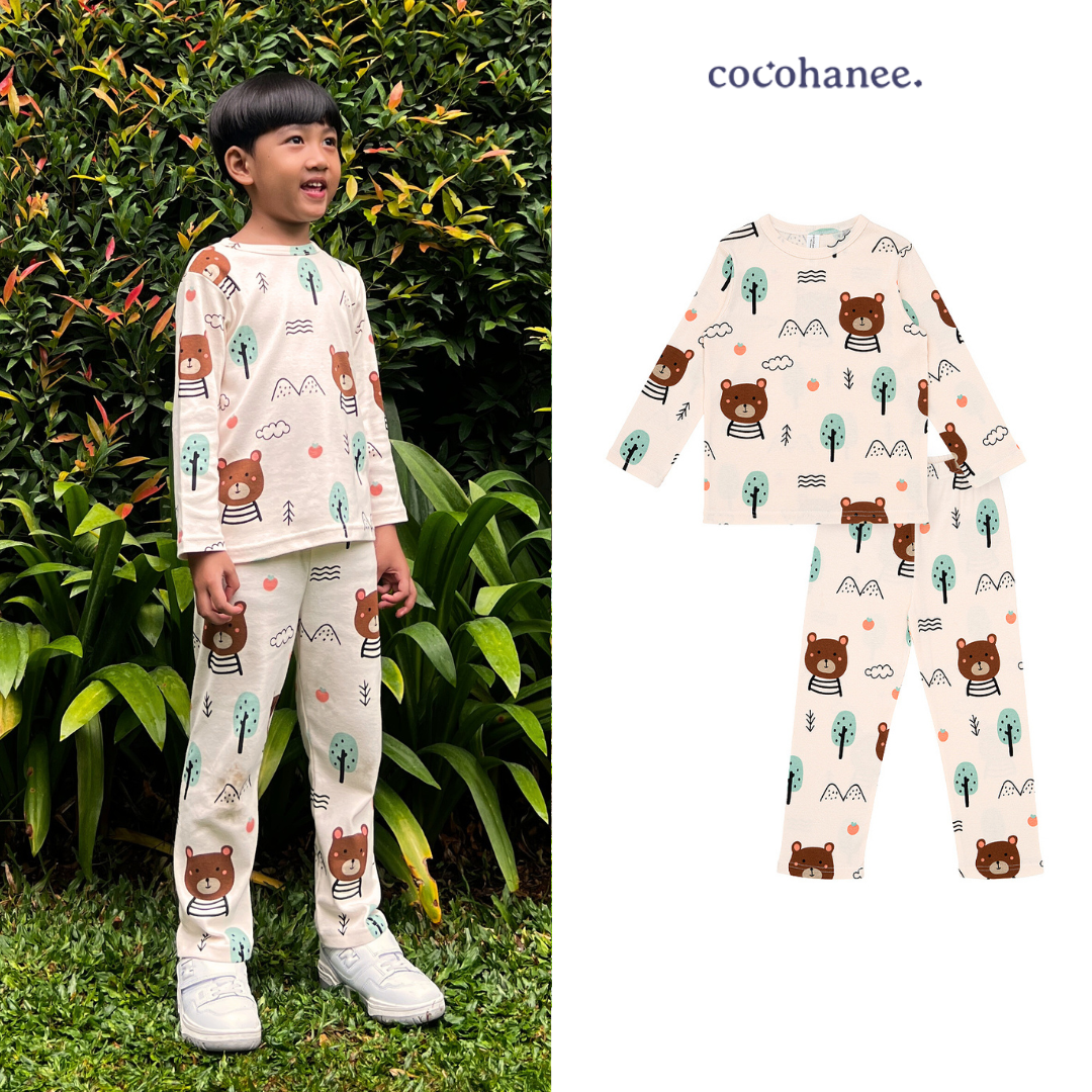 Cocohanee - Bears Long Pajamas