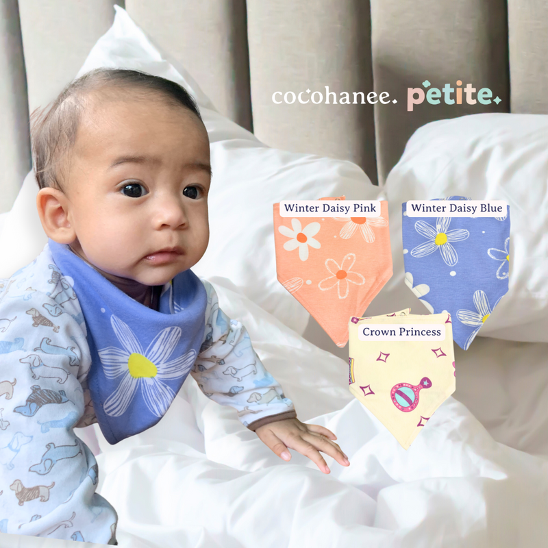 Cocohanee - Dreamland Triangle Baby Bib - Celemek Bayi Segitiga - Baby Napkin