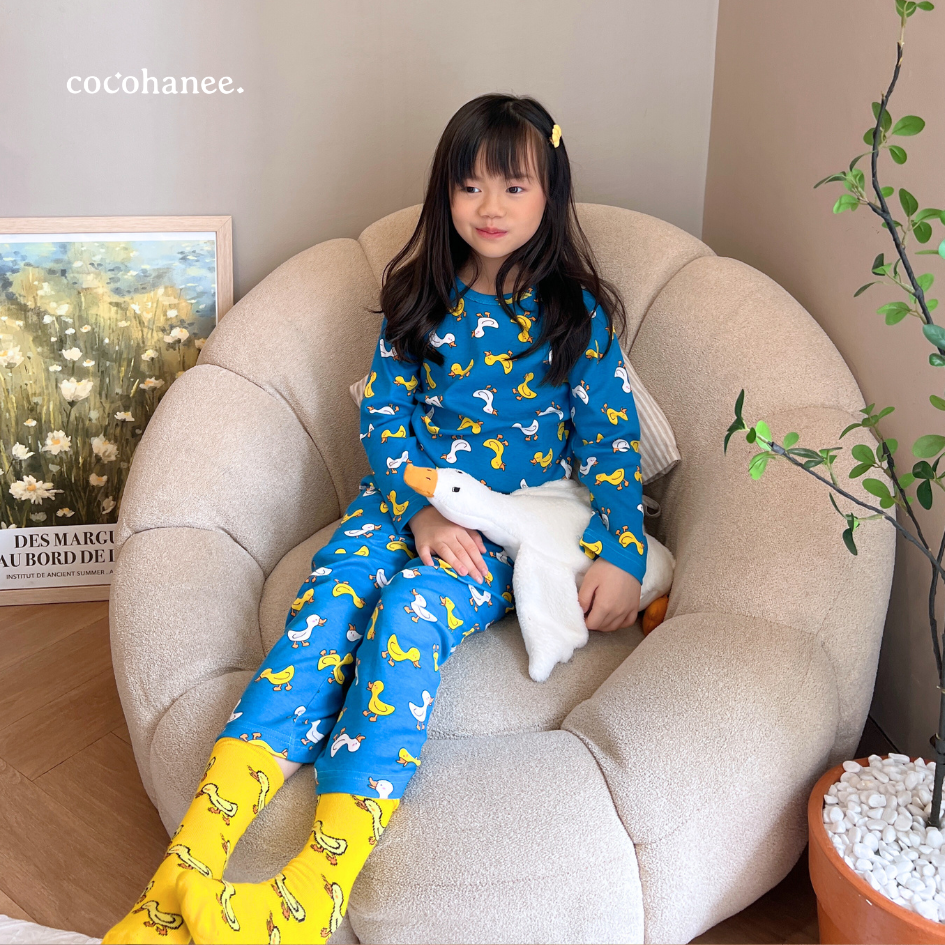 Cocohanee - Walky Ducky Long Pajamas - Piyama Tidur Anak