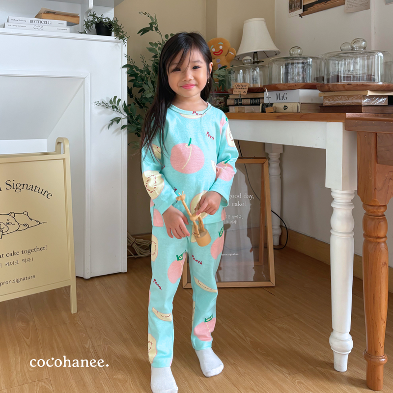 Cocohanee - Peach Perfect Long Pajamas