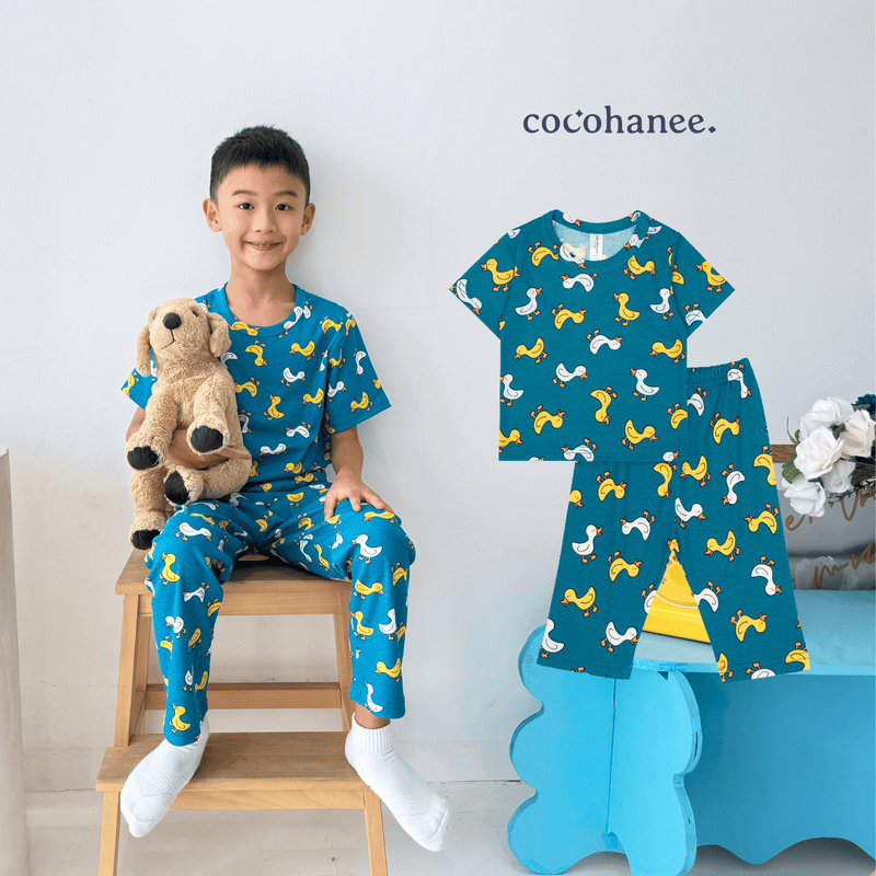 Cocohanee - Walky Ducky Cozy Pajamas - Piyama Tidur Anak