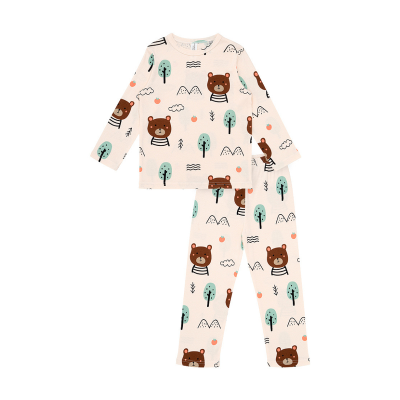 Cocohanee - Bears Long Pajamas