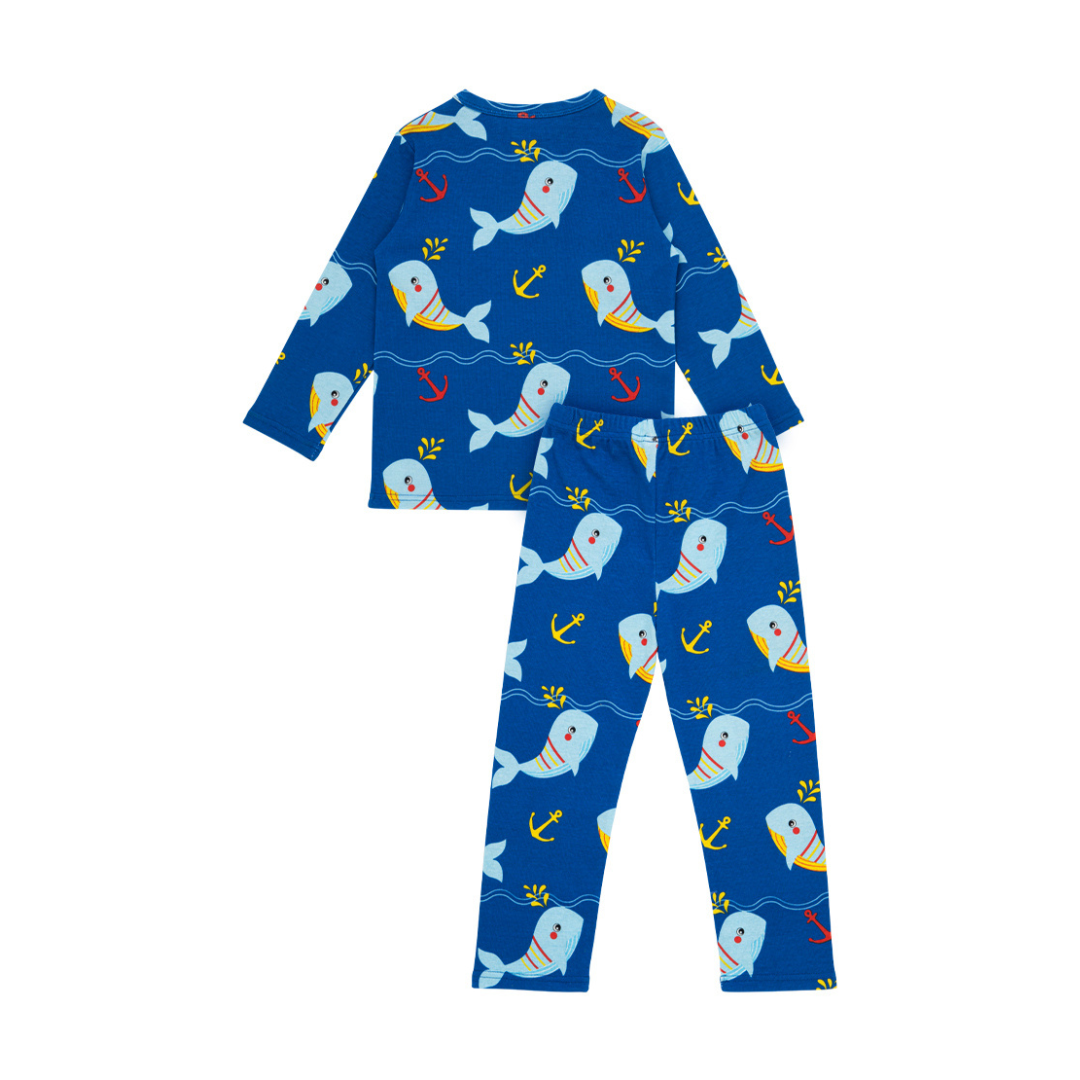 Cocohanee - Shark Anchor Long Pajamas