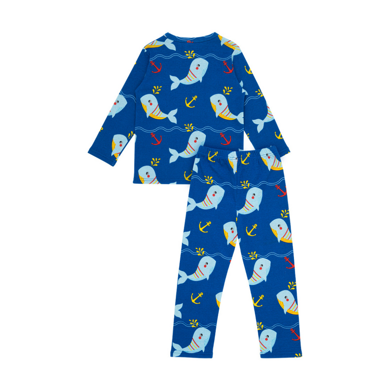 Cocohanee - Shark Anchor Long Pajamas