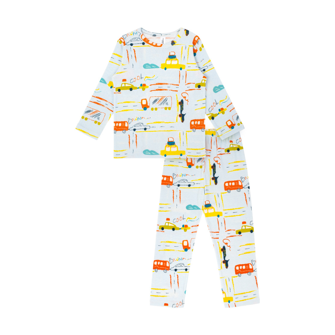 Cocohanee - Wheelscape Long Pajamas