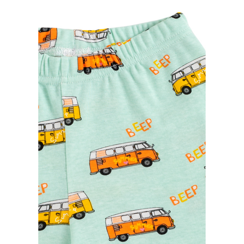 Cocohaneee - School Bus Short Pajamas