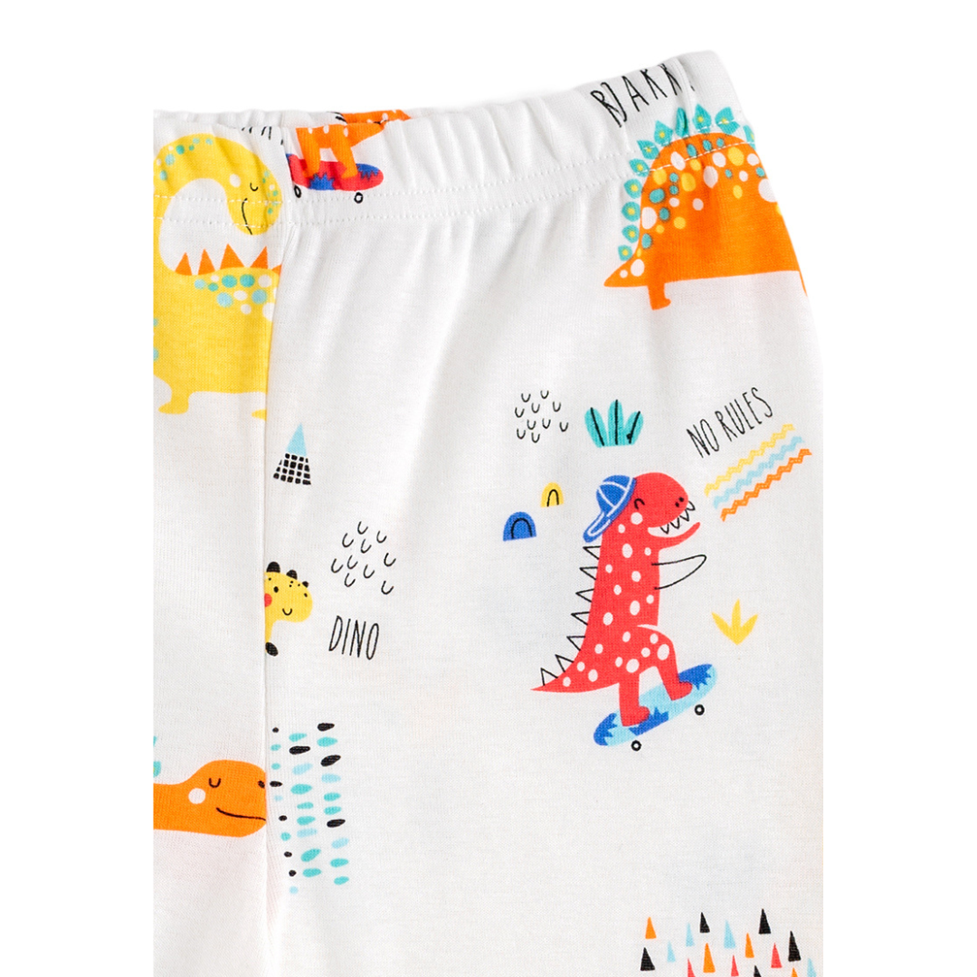 Cocohanee - Orange Dino Long Pajamas