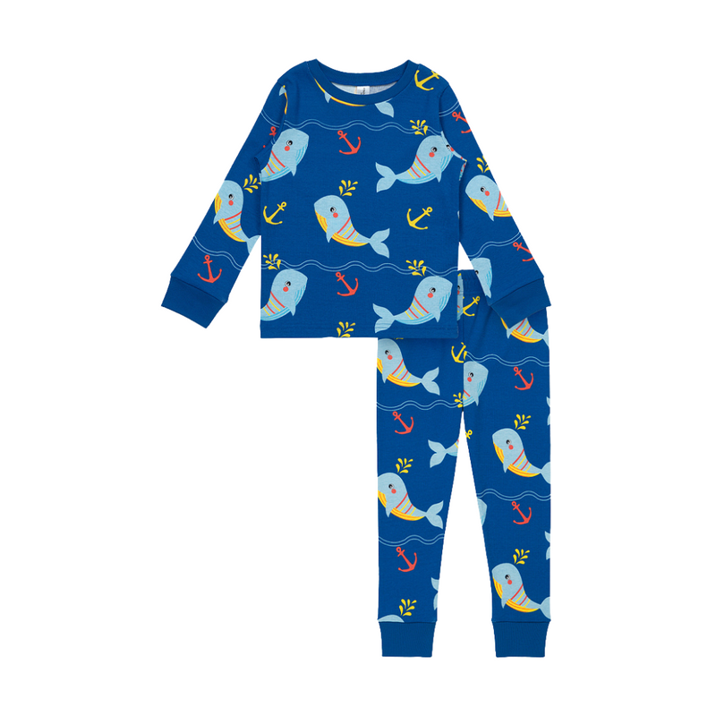 Cocohanee - Shark Anchor Long Pajamas