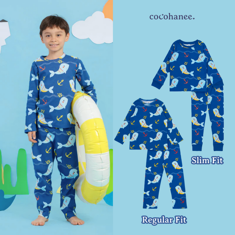 Cocohanee - Shark Anchor Long Pajamas