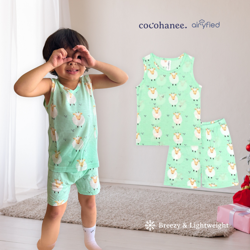 Cocohanee - Sheep Sleeveles Set