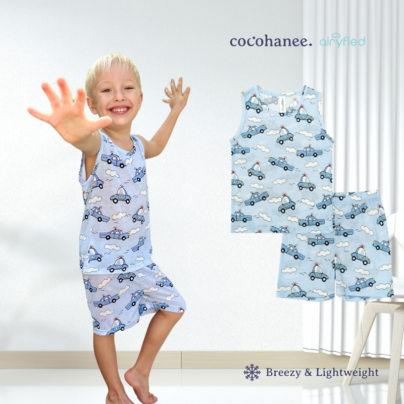 Cocohanee - Road To The Sky Sleeveless Set - Setelan Anak Tanpa Lengan