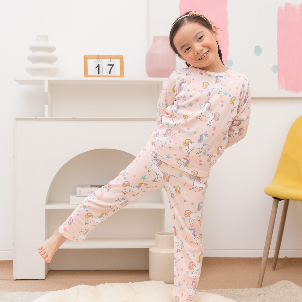Cocohanee - Dreamy Unicorn Long Pajamas - Piyama Tidur Anak