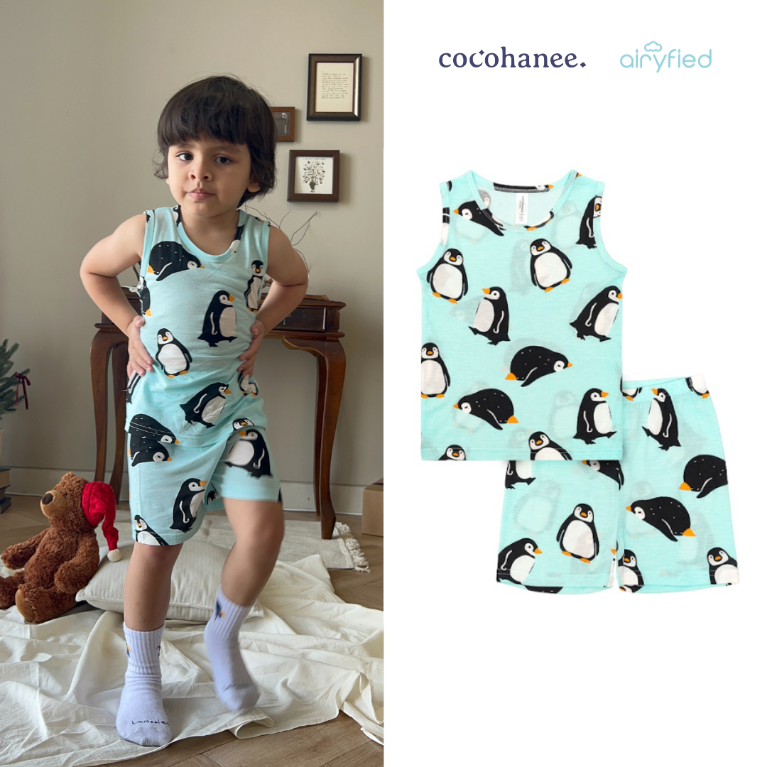 Cocohanee - Penguin Sleeveless Set