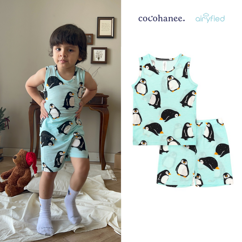 Cocohanee - Penguin Sleeveless Set