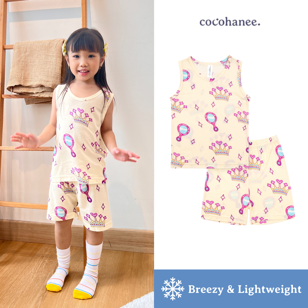 Cocohanee - Crown Princess Rayon Sleeveless Set