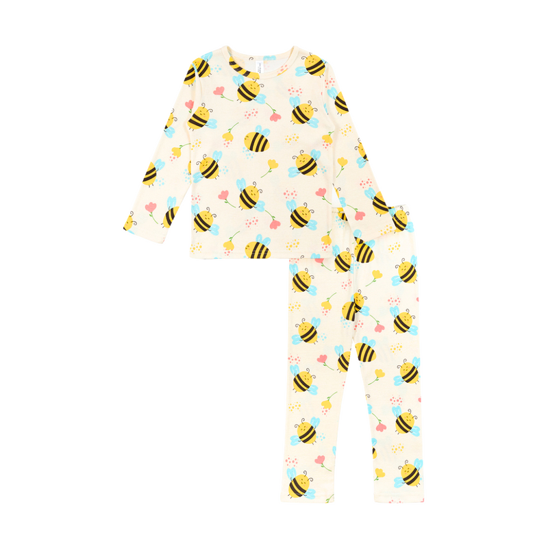 Cocohanee - Morning Bee Long Pajamas - Piyama Tidur Anak