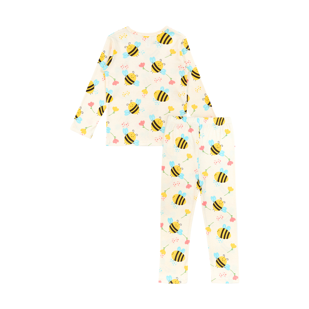 Cocohanee - Morning Bee Long Pajamas - Piyama Tidur Anak