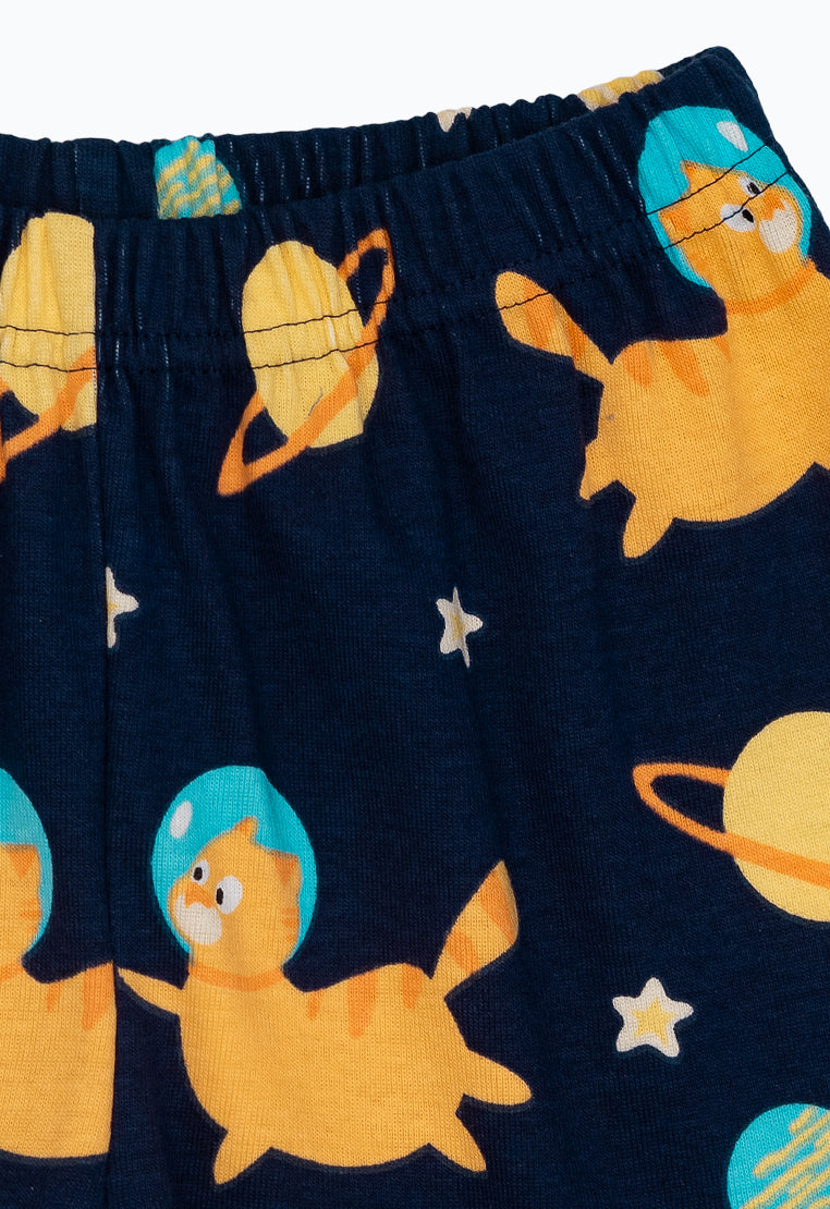Cocohanee - Galaxy Cat Baby Short Pajamas - Piyama Tidur Bayi