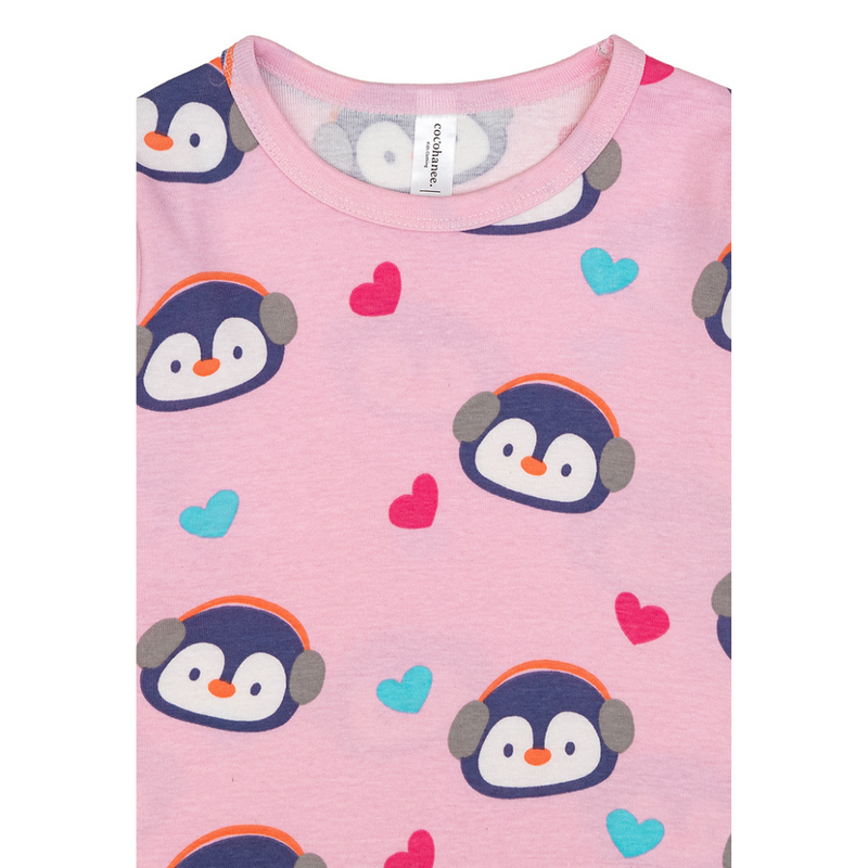 Cocohanee - Penguin in Love Baby Long Pajamas - Piyama Tidur Bayi