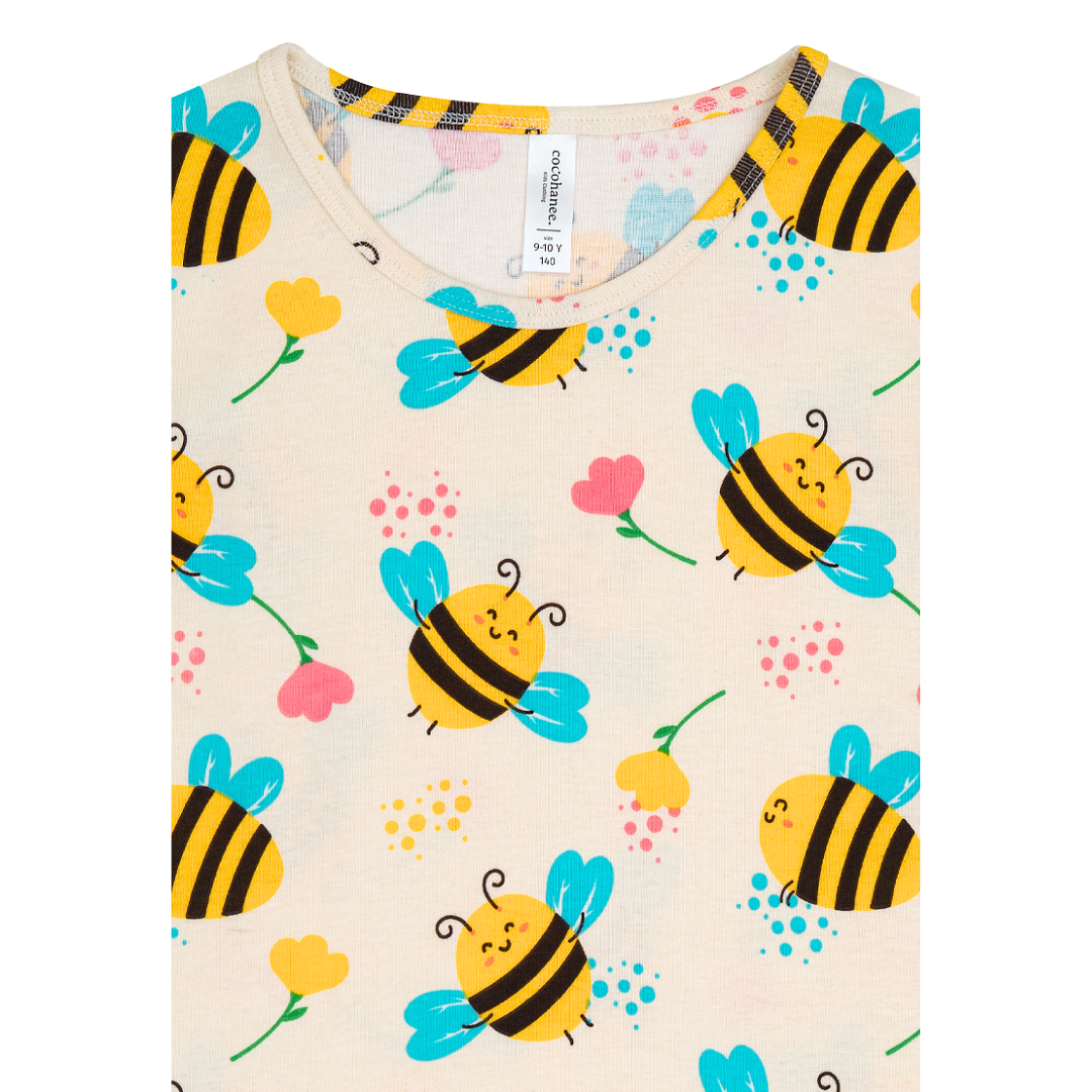 Cocohanee - Morning Bee Sleeveless Set - Setelan Anak Tanpa Lengan