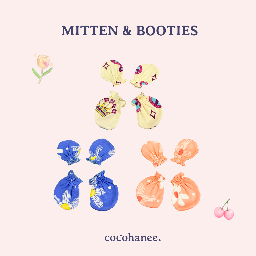 Cocohanee - Dreamland Mitten & Booties Set - Sarung Tangan & Kaki Bayi