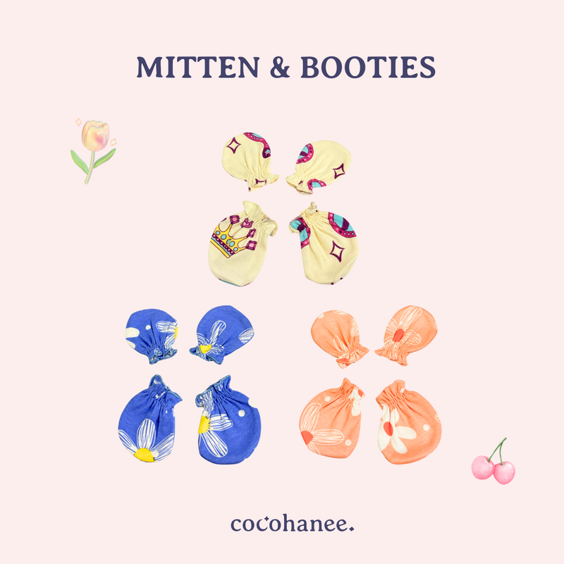 Cocohanee - Dreamland Mitten & Booties Set - Sarung Tangan & Kaki Bayi