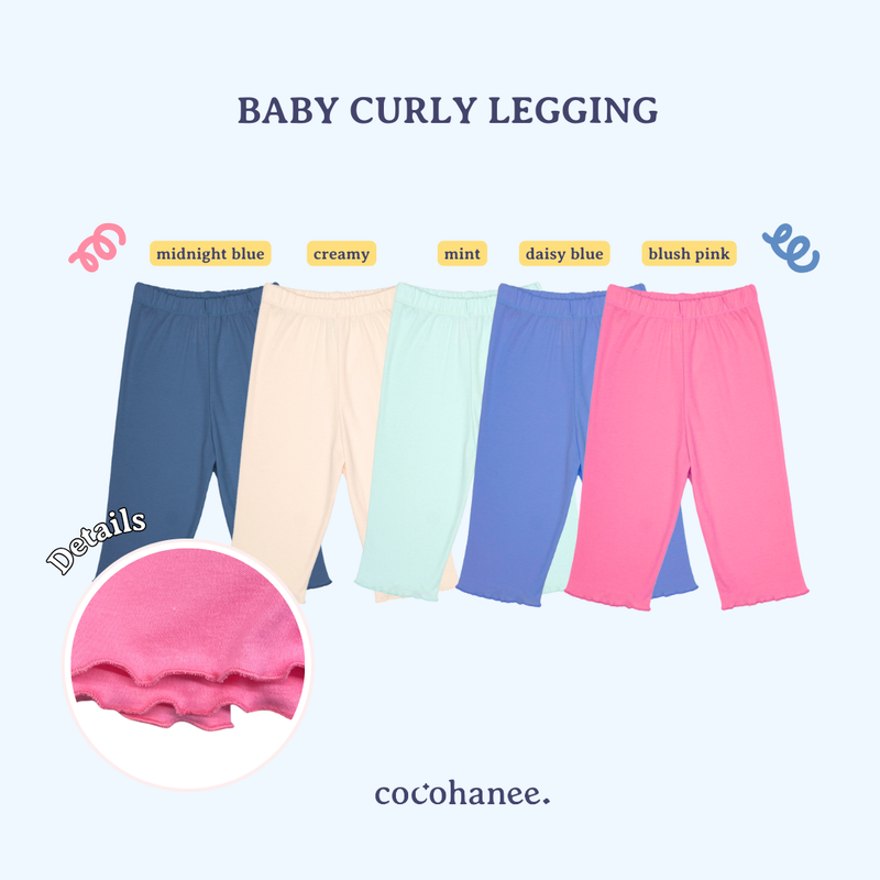 Cocohanee - Legging Curly  - Celana Legging Curly Bayi dan Anak