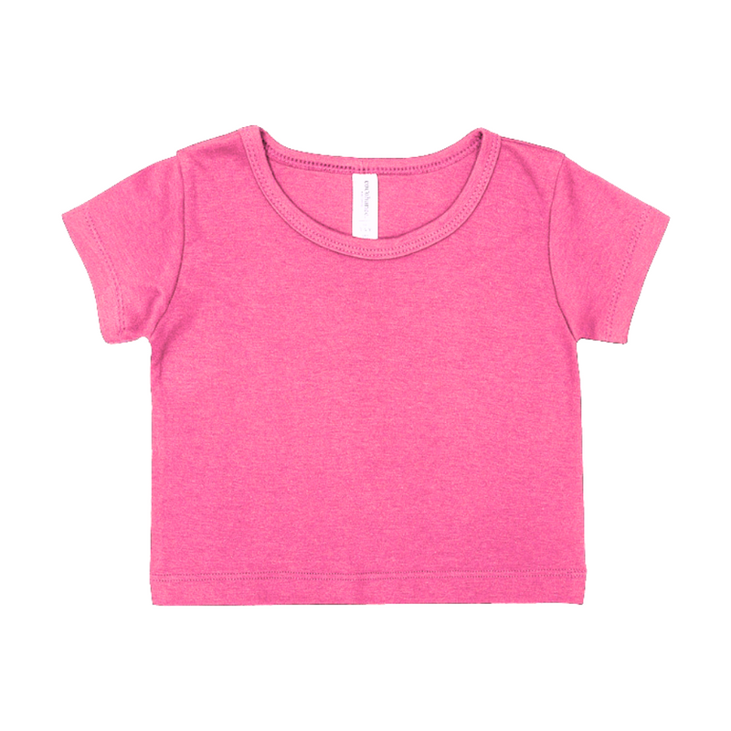 Cocohanee - Colorful Crop Top  - Atasan Kaos Bayi dan Anak Perempuan