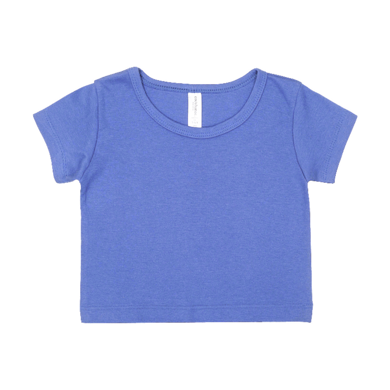 Cocohanee - Colorful Crop Top  - Atasan Kaos Bayi dan Anak Perempuan