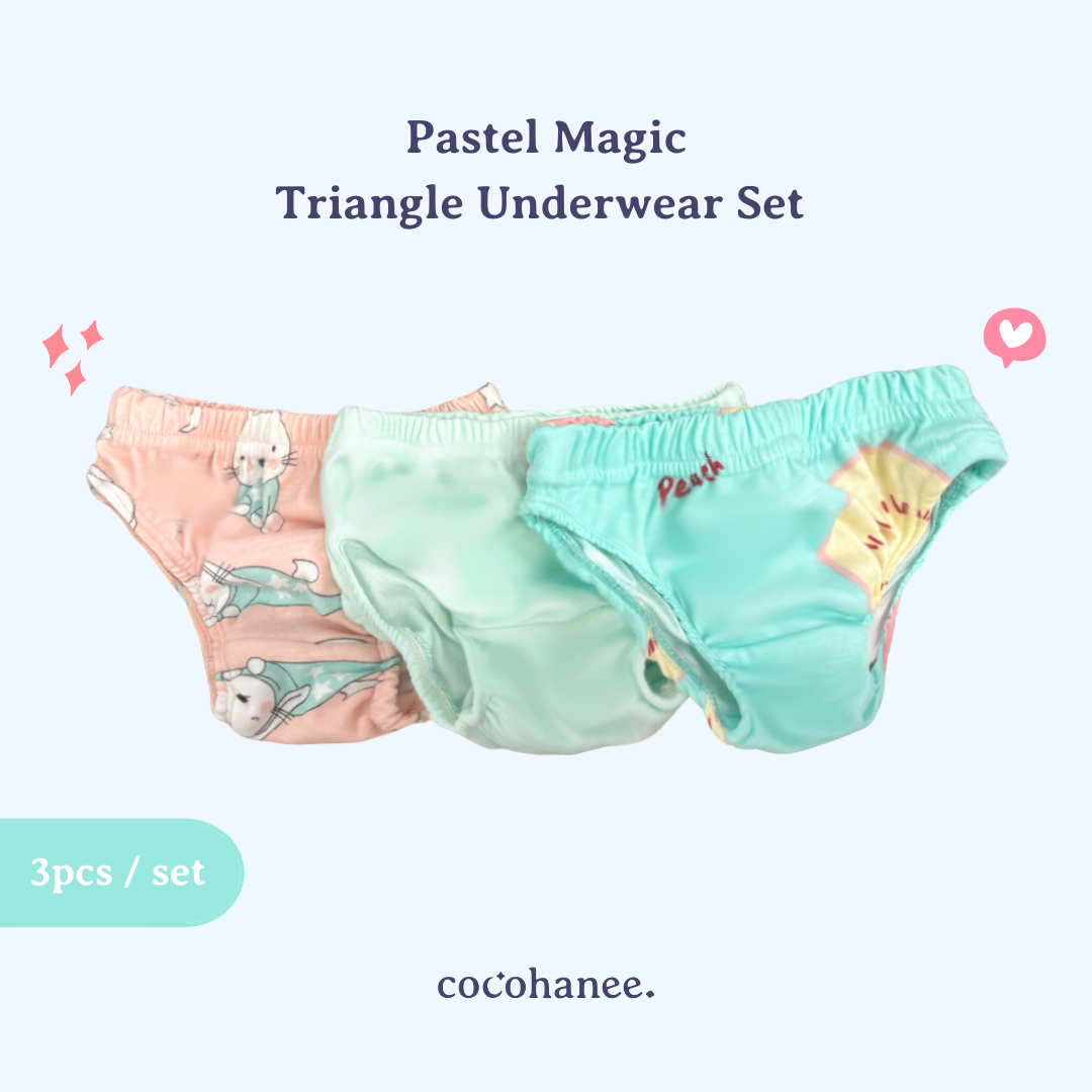 Cocohanee - Pastel Magic Underwear Set - Celana Dalam Anak Perempuan