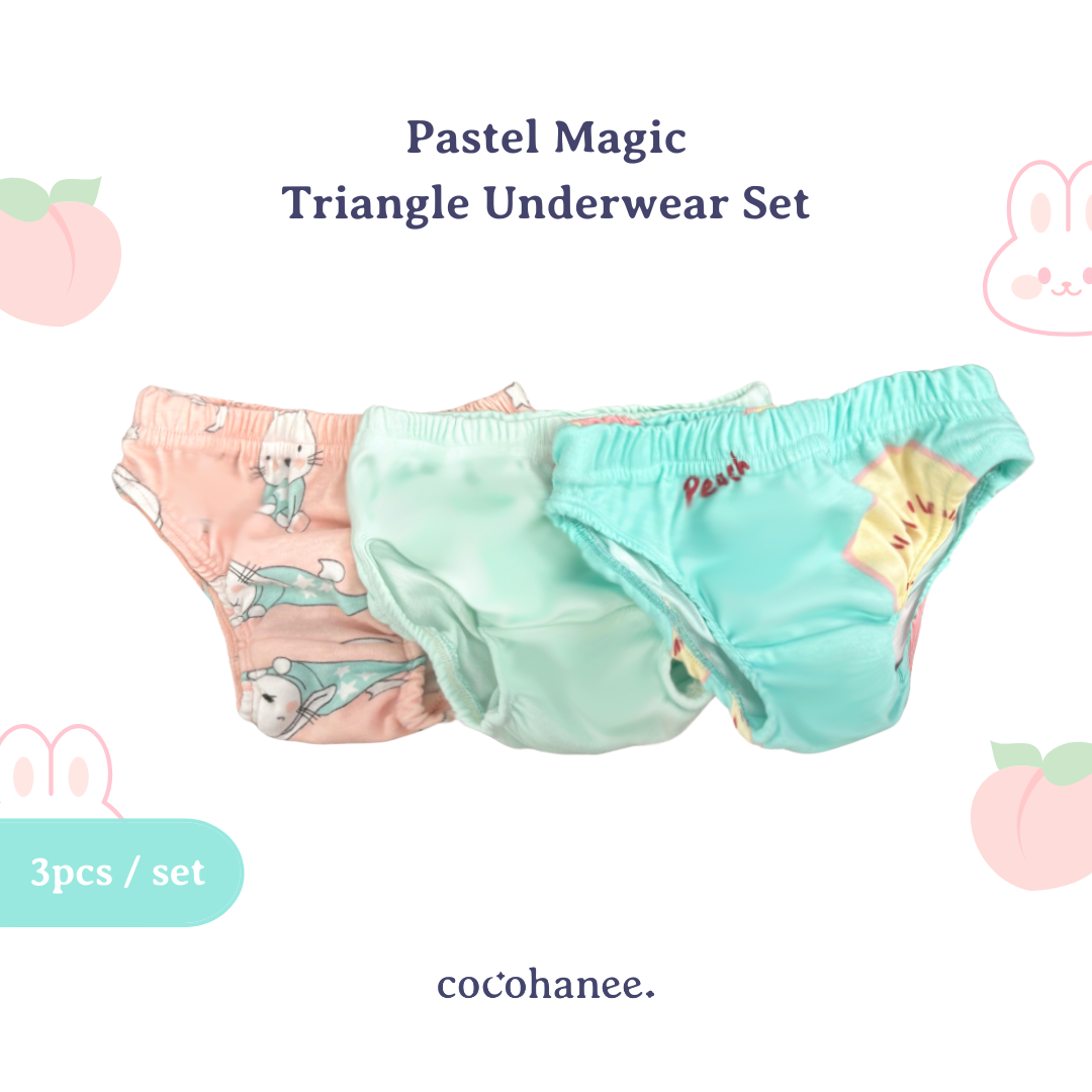 Cocohanee - Pastel Magic Underwear Set - Celana Dalam Anak Perempuan
