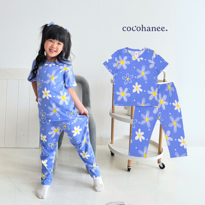 Cocohanee - Winter Daisy Cozy Pajamas - Piyama Tidur Anak