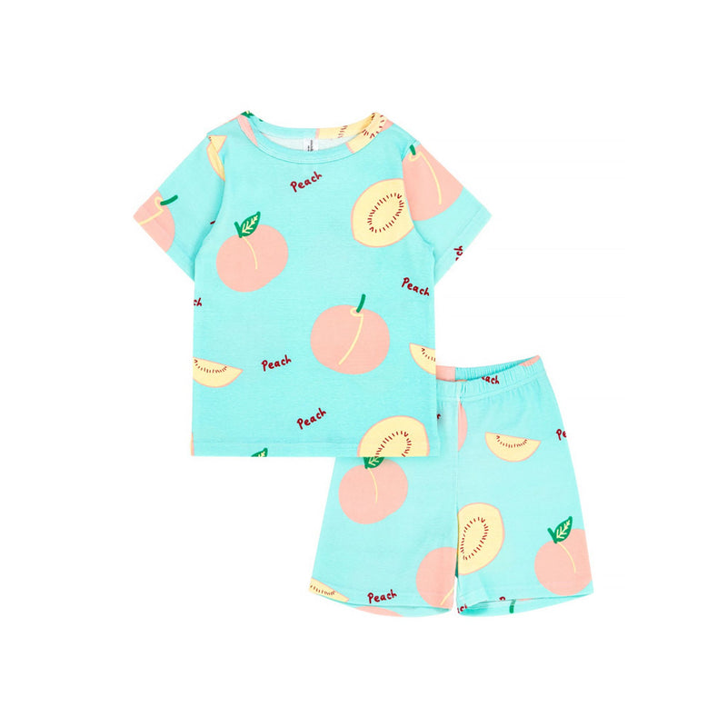 Cocohanee - Peach Perfect Baby Short Pajamas - Piyama Tidur Bayi