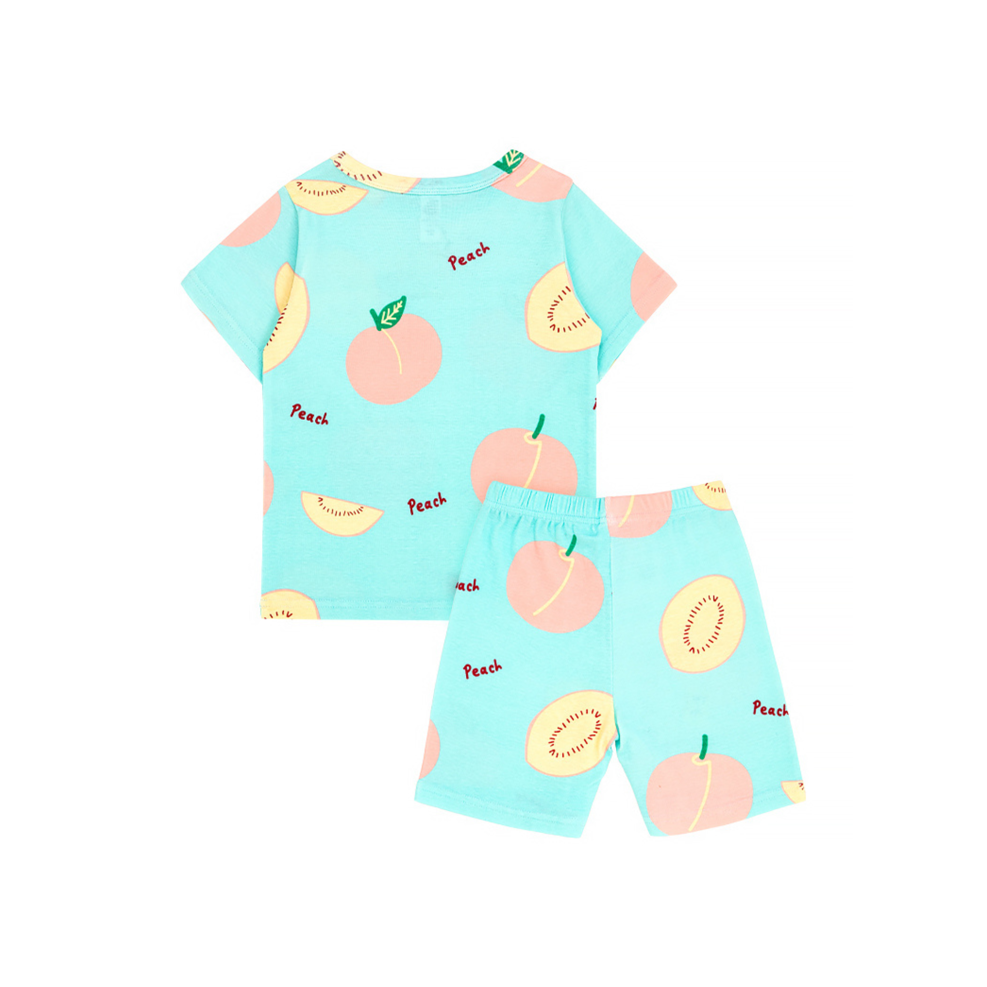 Cocohanee - Peach Perfect Baby Short Pajamas - Piyama Tidur Bayi