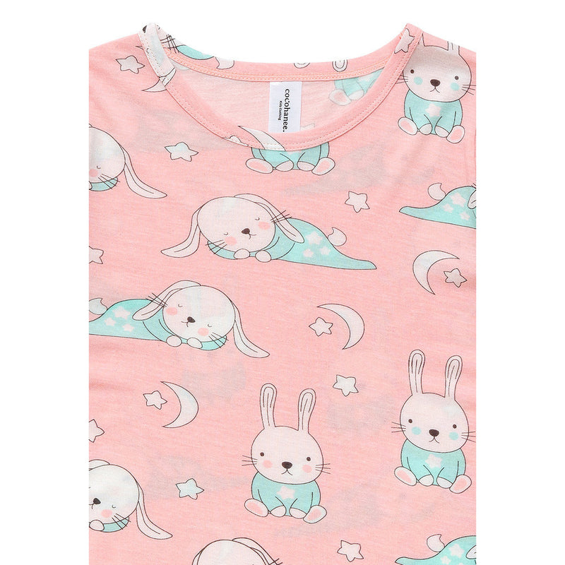 Cocohanee - Rabbit on Pajamas Baby Short Pajamas - Piyama Tidur Bayi