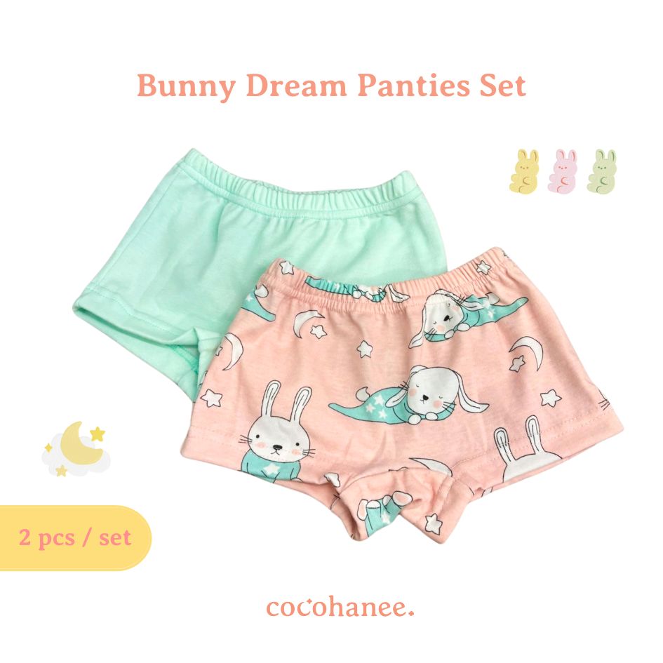 Cocohanee - Bunny Dream Panties Set - Celana Dalam Anak Perempuan
