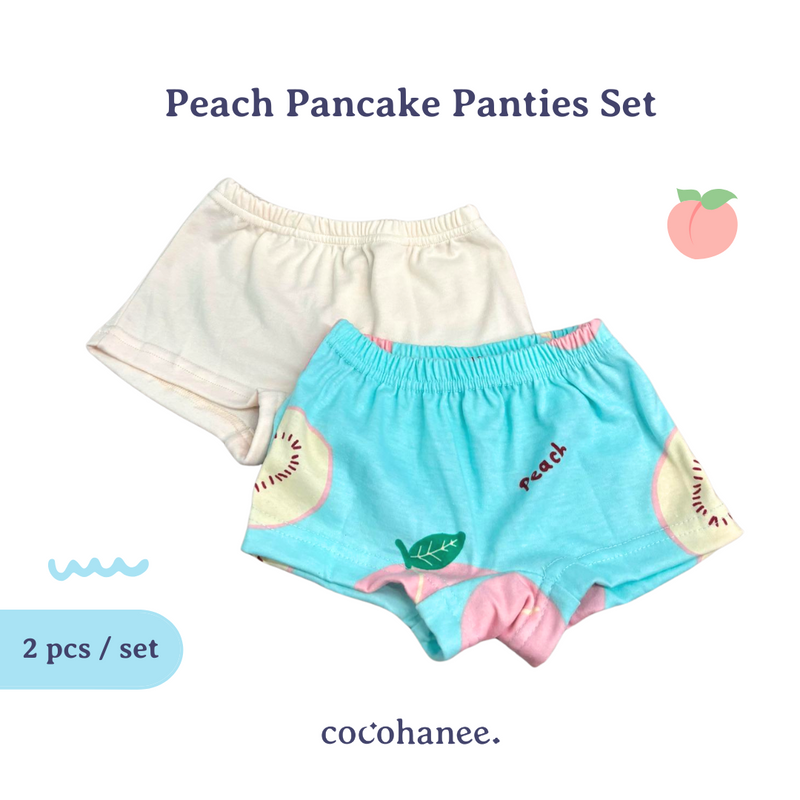 Cocohanee - Peach Pancake Panties Set - Celana Dalam Anak Perempuan