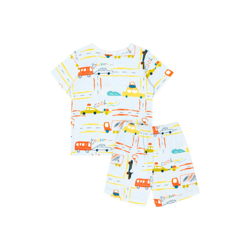 Cocohanee - Wheelscape Baby Short Pajamas - Piyama Tidur Anak