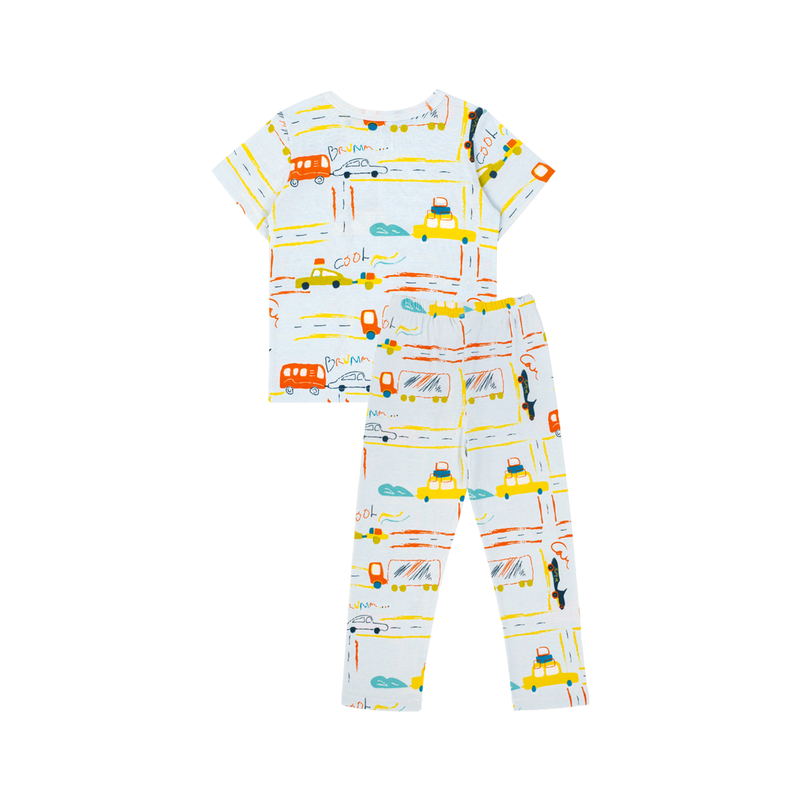 Cocohanee - Wheelscape Baby Cozy Pajamas - Piyama Tidur Bayi