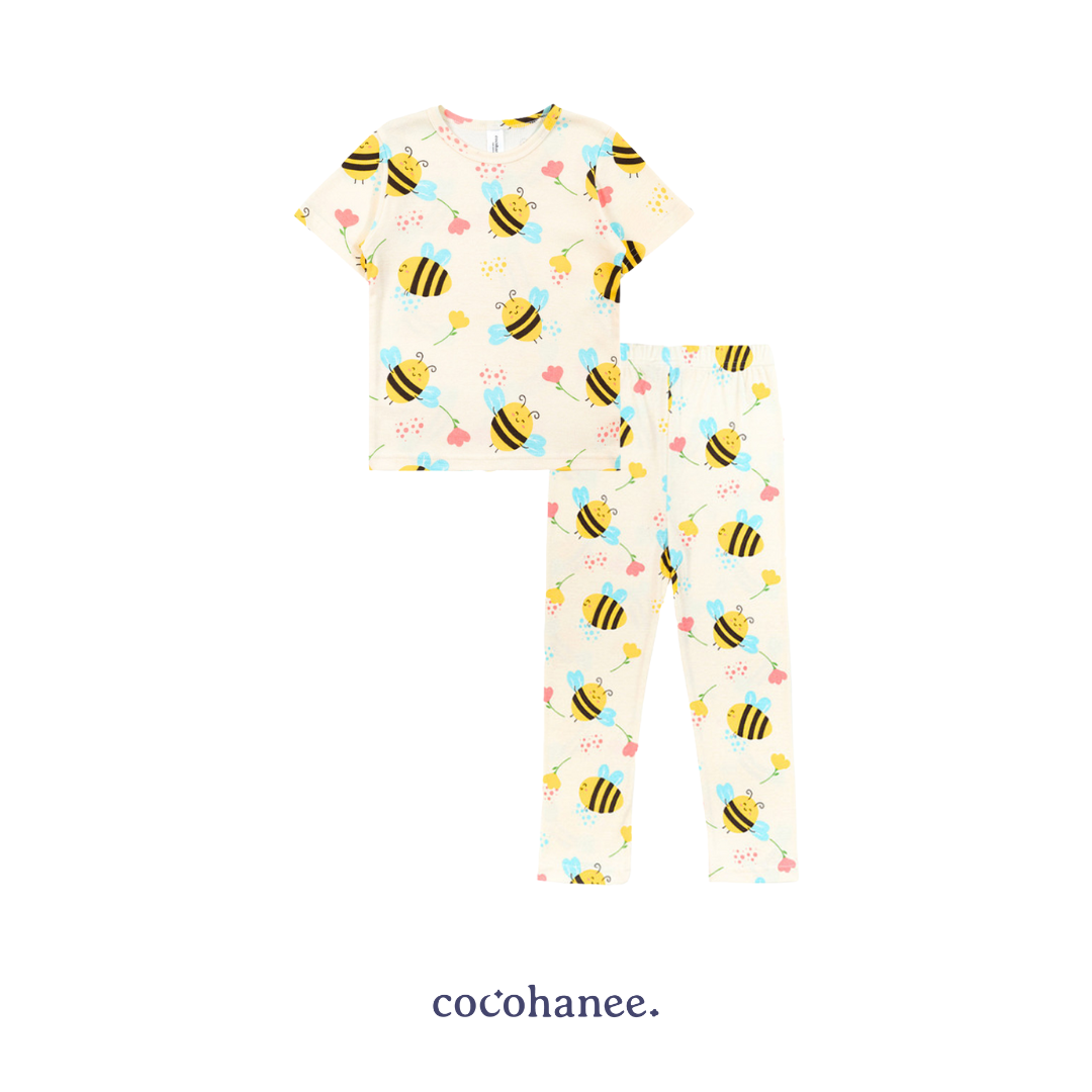 Cocohanee - Morning Bee Baby Cozy Pajamas - Piyama Tidur Bayi