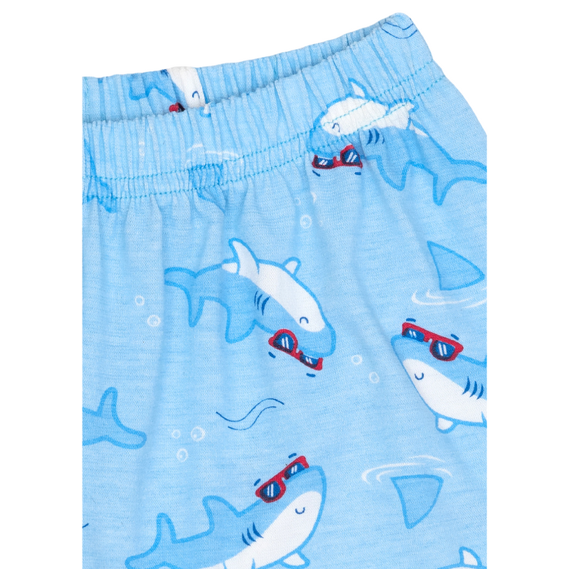 Cocohanee - Shark Wave Baby Cozy Pajamas - Piyama Tidur Bayi