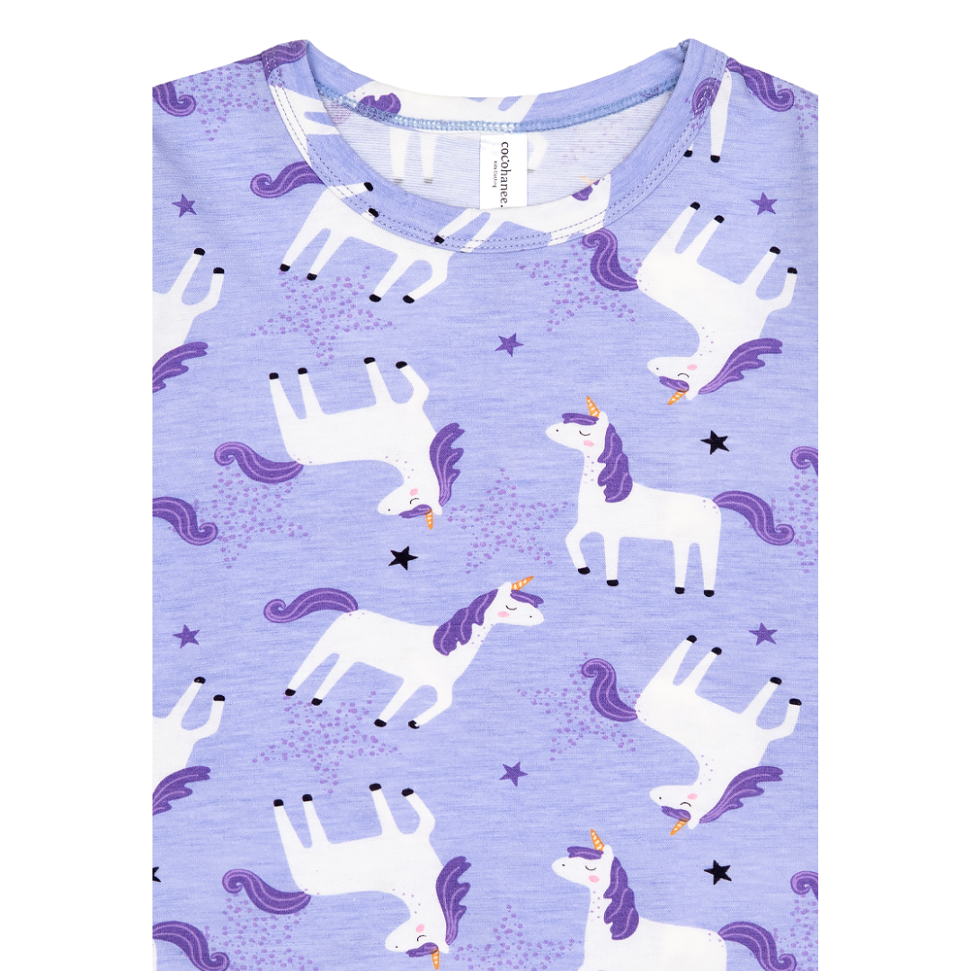 Cocohanee - Unicorn Stars Cozy Pajamas - Piyama Tidur Anak