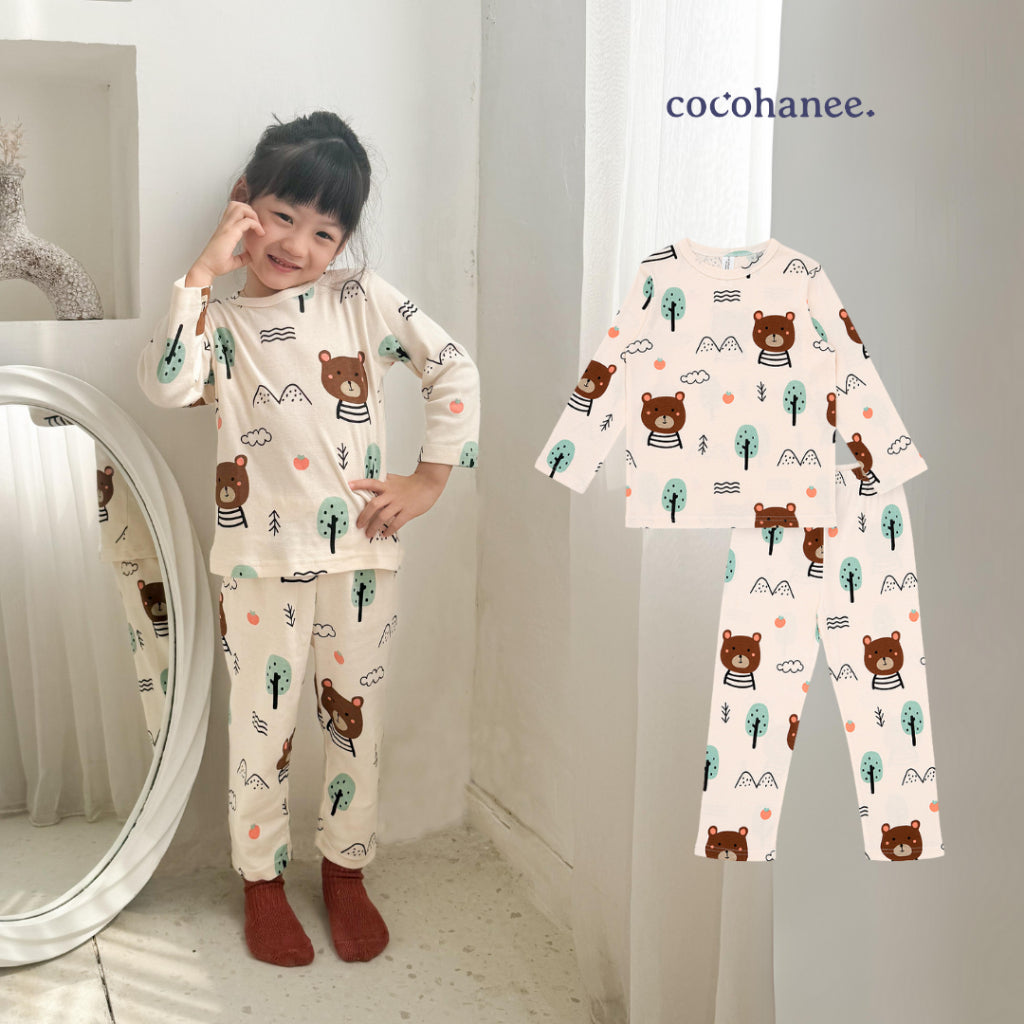 Cocohanee - Bears Long Pajamas