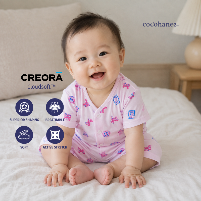 Cocohanee Wonderverse - Short Button Down Pajamas Pixel Play