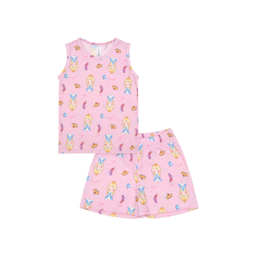 Cocohanee - Princess Wonderland Sleeveless Set - Setelan Anak Tanpa Lengan