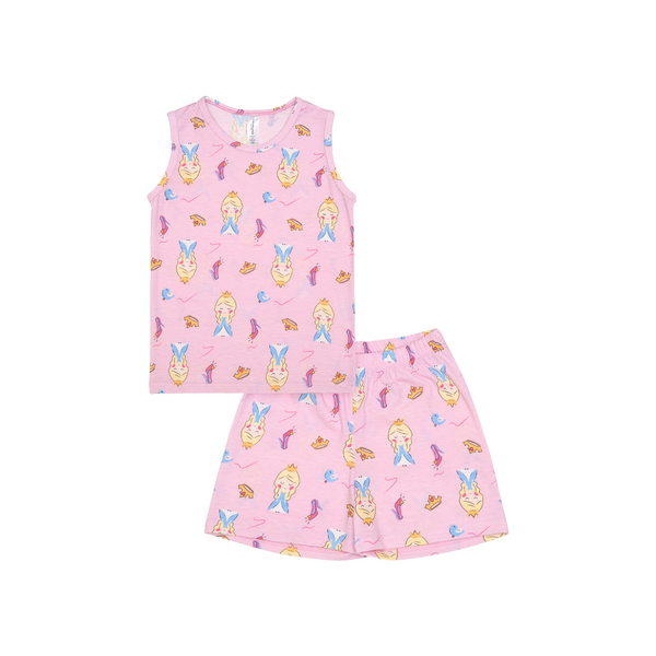 Cocohanee - Princess Wonderland Sleeveless Set - Setelan Anak Tanpa Lengan