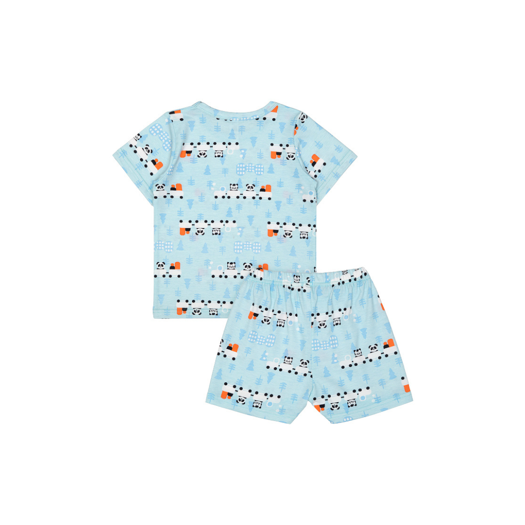 Cocohanee - Animal Train Short Pajamas - Piyama Tidur Anak